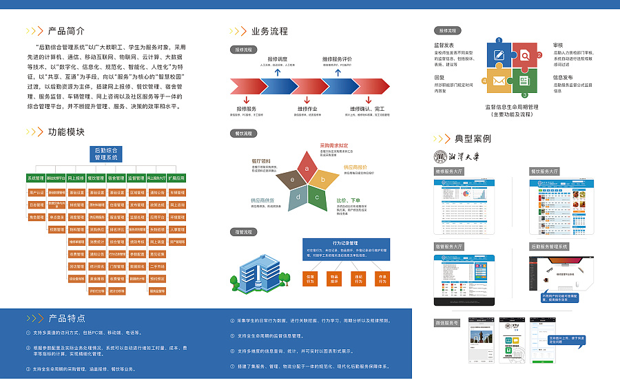 公司產(chǎn)品三折頁設計 阿白哥_Karida原創(chuàng)作品助力企業(yè)管理宣傳